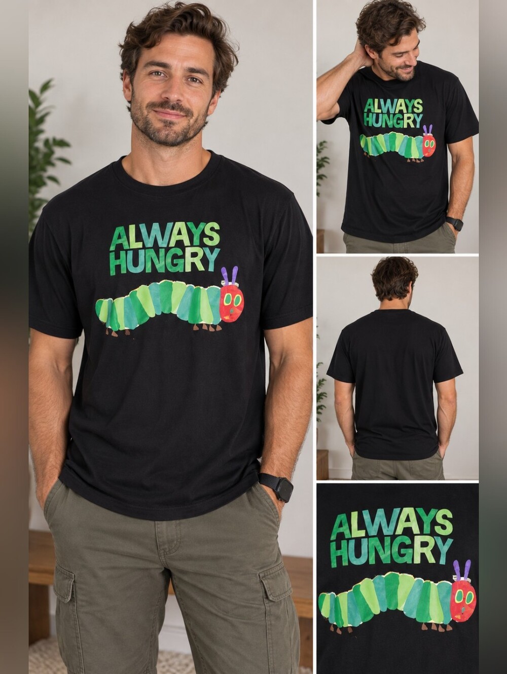 New ripple junction mens XL hungry caterpillar shirt #26